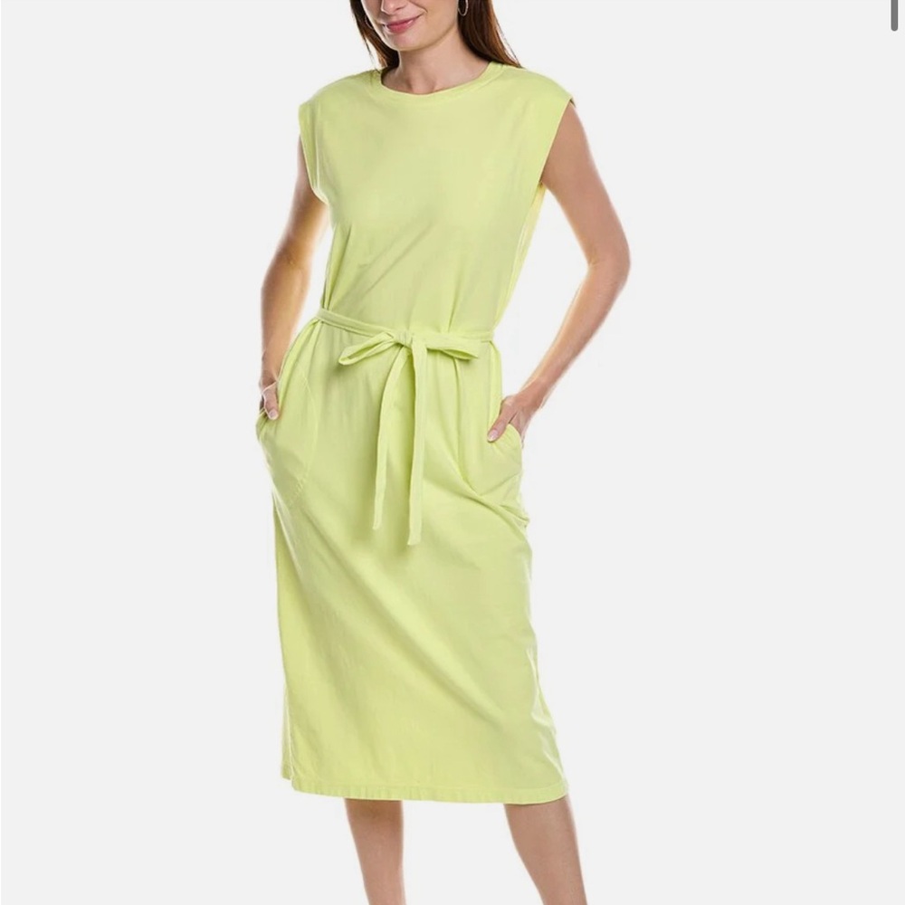 NWT VELVET BY GRAHAM & SPENCER yellow / jaune Kenny Maxi Dress Sz XL